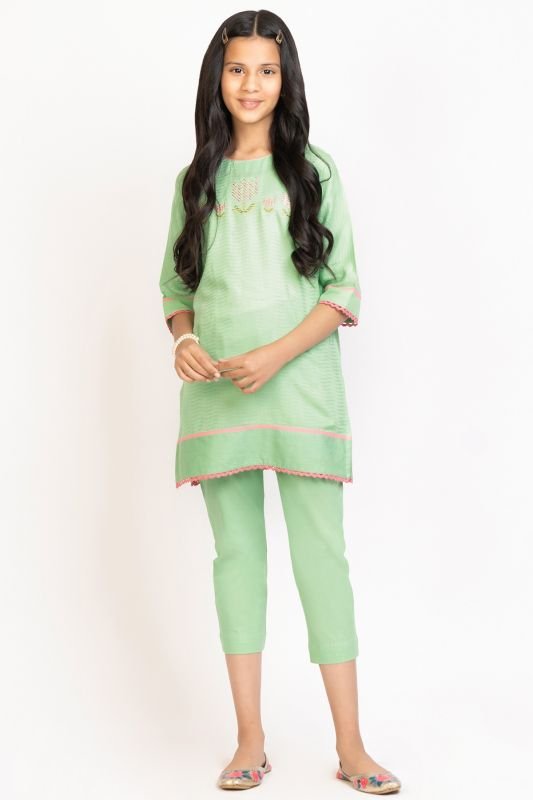 Alkaram - 2 Pc Dyed Jacquard Suit
