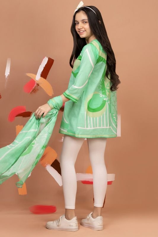 2 Pc Printed Lawn Suit