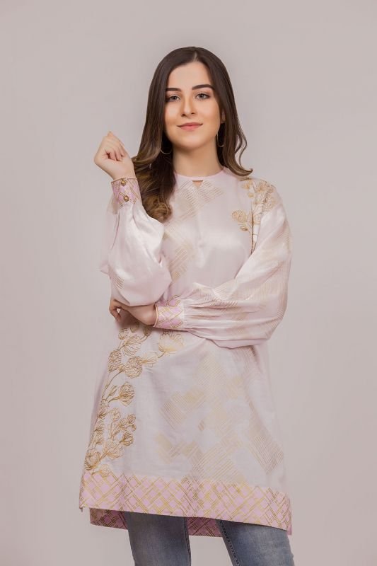 Printed Cotton Satin MAK Kurti
