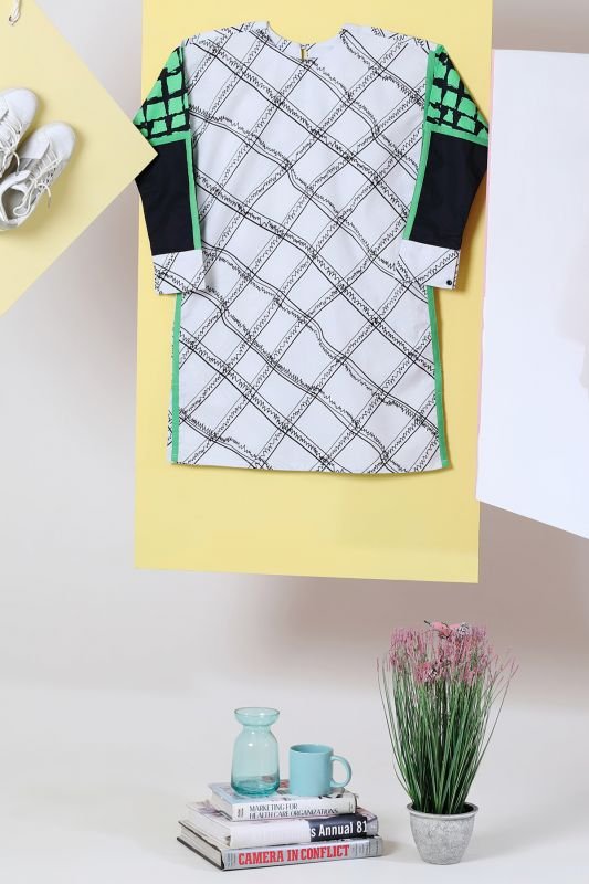 Printed Lawn MAK Pret Kurti