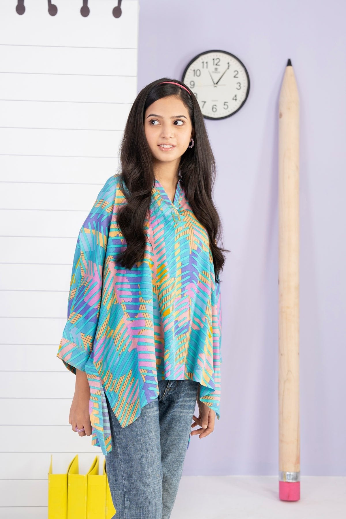 Printed Cotail Viscose Kurti