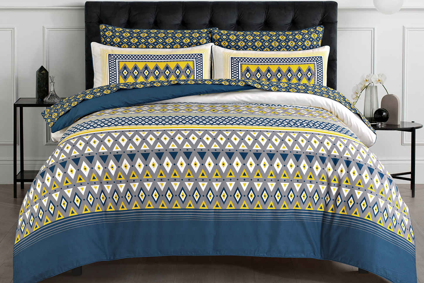 Sitara Platinum Duvet Cover Set 19 (Non - Filled)