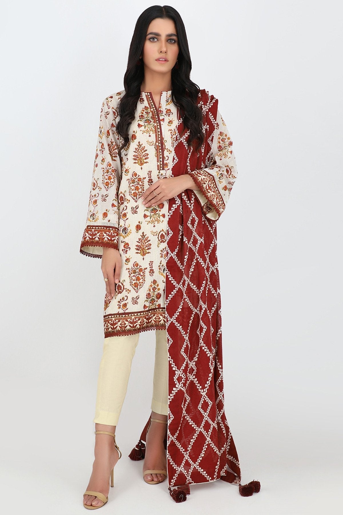 Alkaram - Printed Lawn Shirt