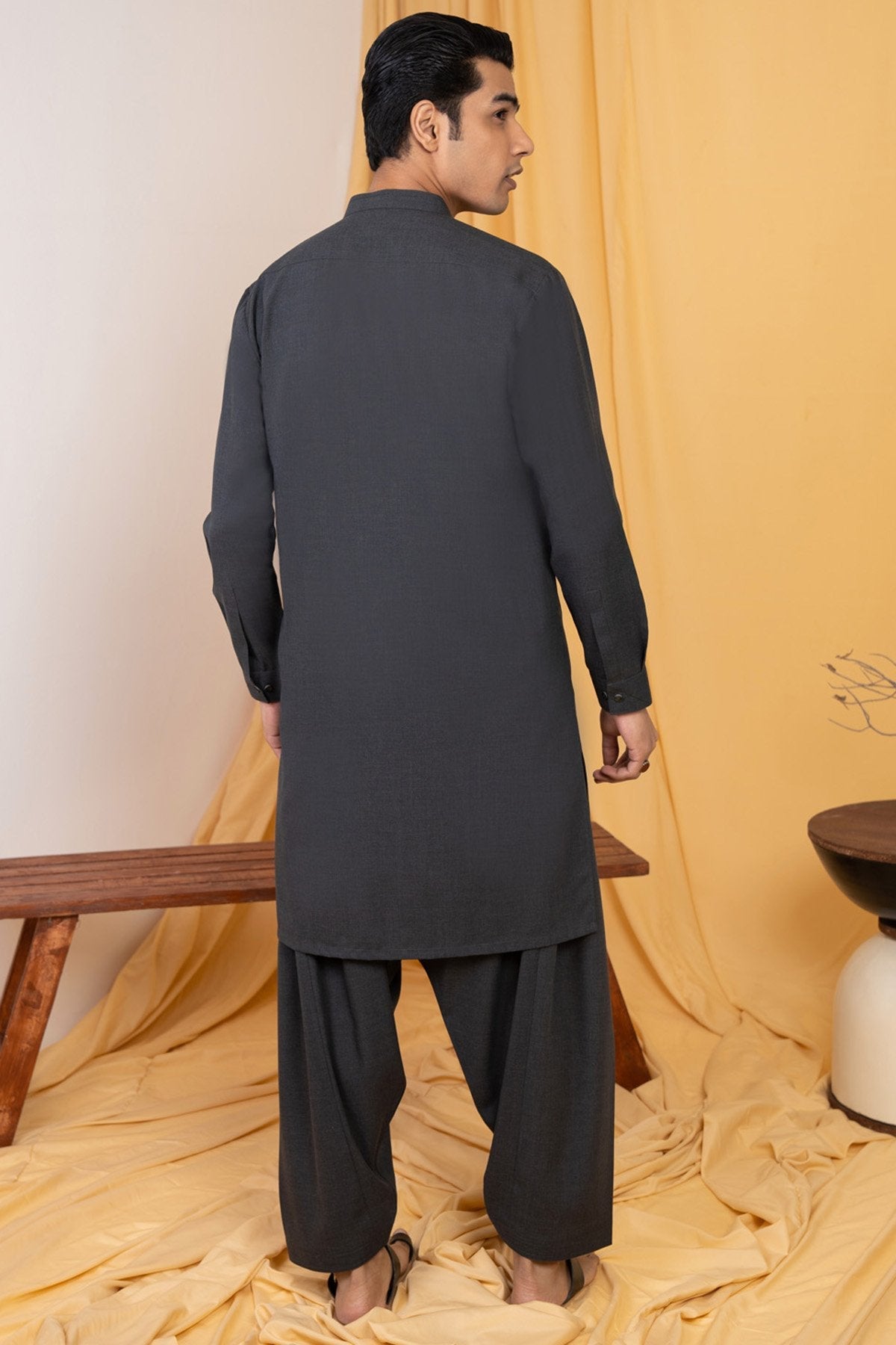 Dyed Blended Shalwar Kameez