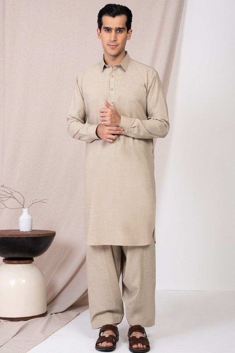 Dyed Blended Shalwar Kameez