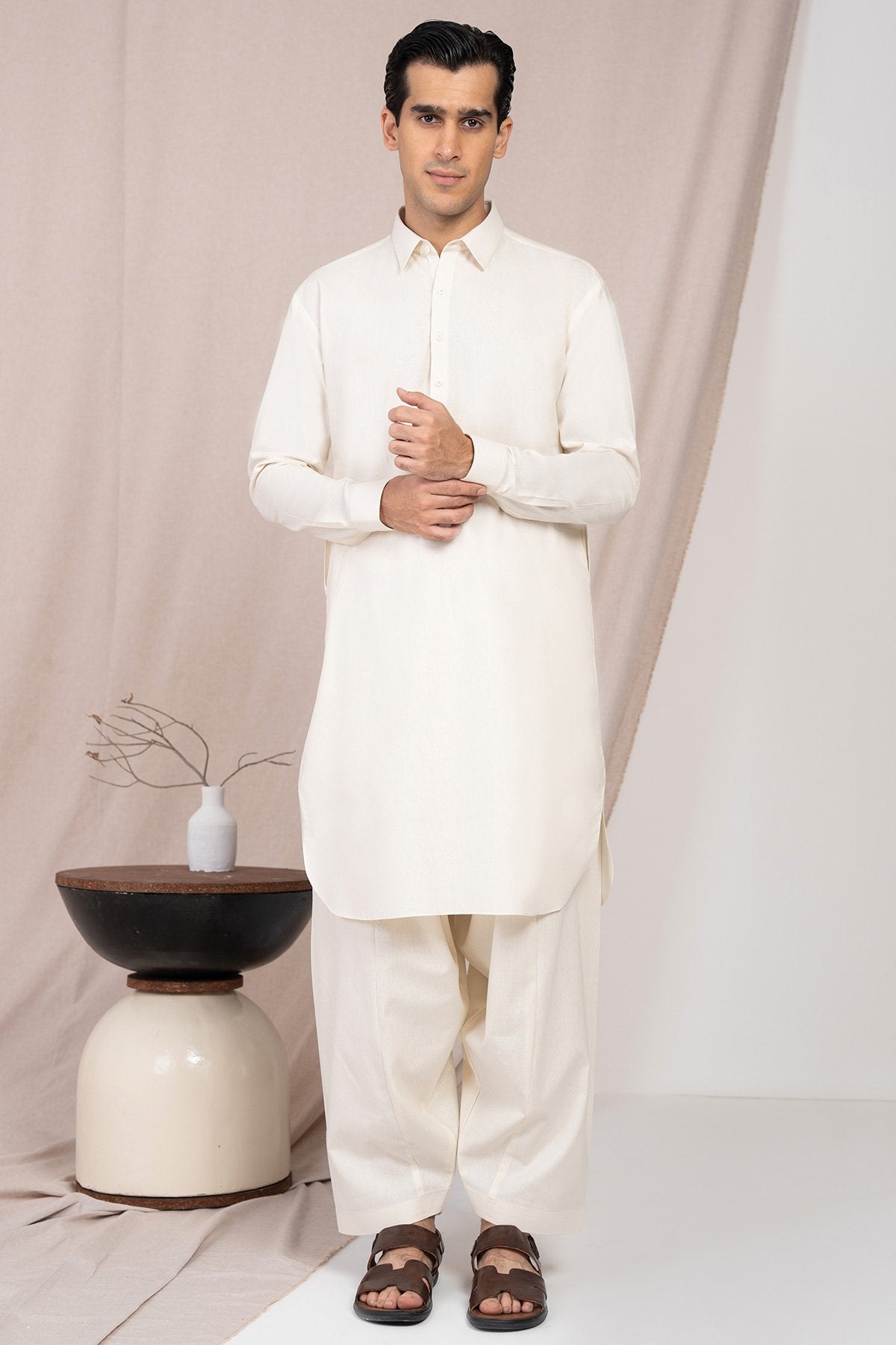 Dyed Blended Shalwar Kameez