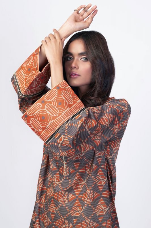 Printed Lawn Kurti