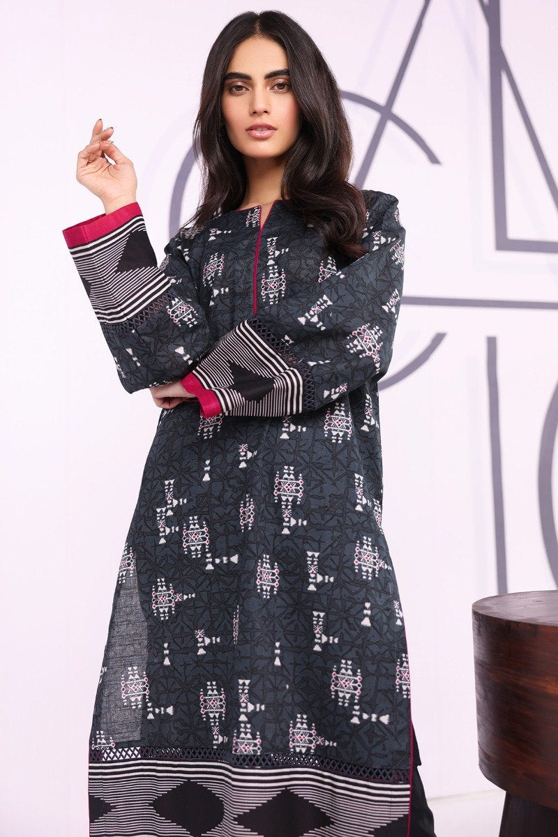 Alkaram - Printed Khaddar Kurti