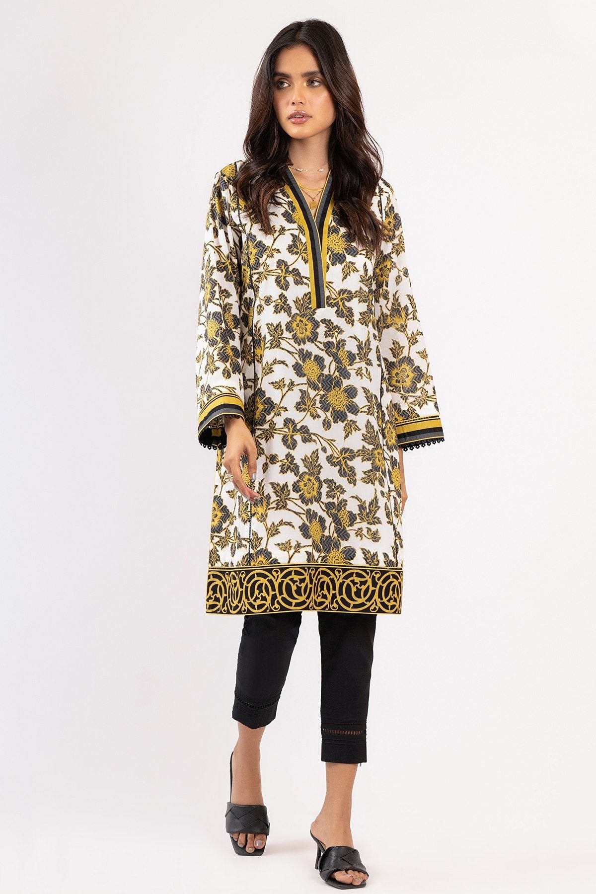 Alkaram - 1 Pc Printed Lawn Shirt