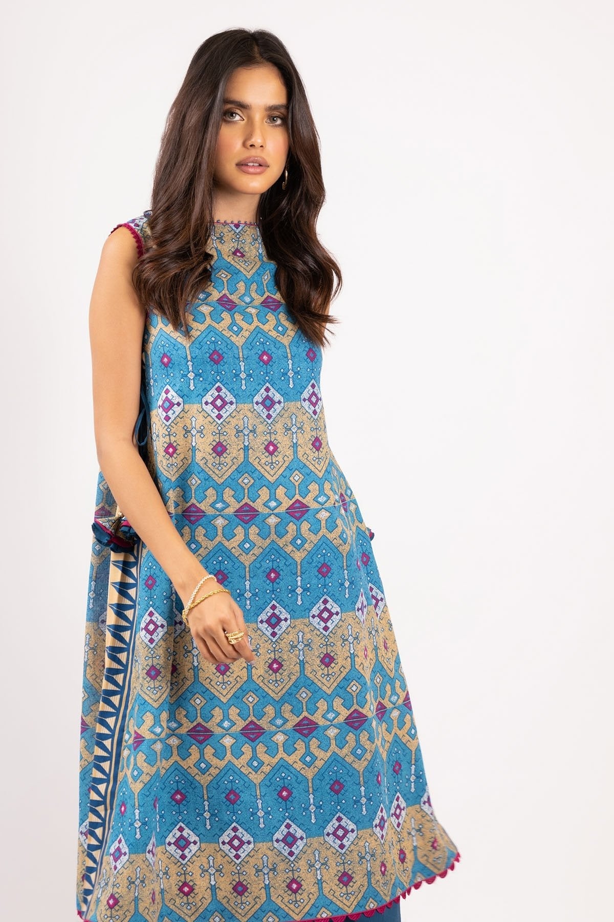 1 Pc Printed Lawn Shirt
