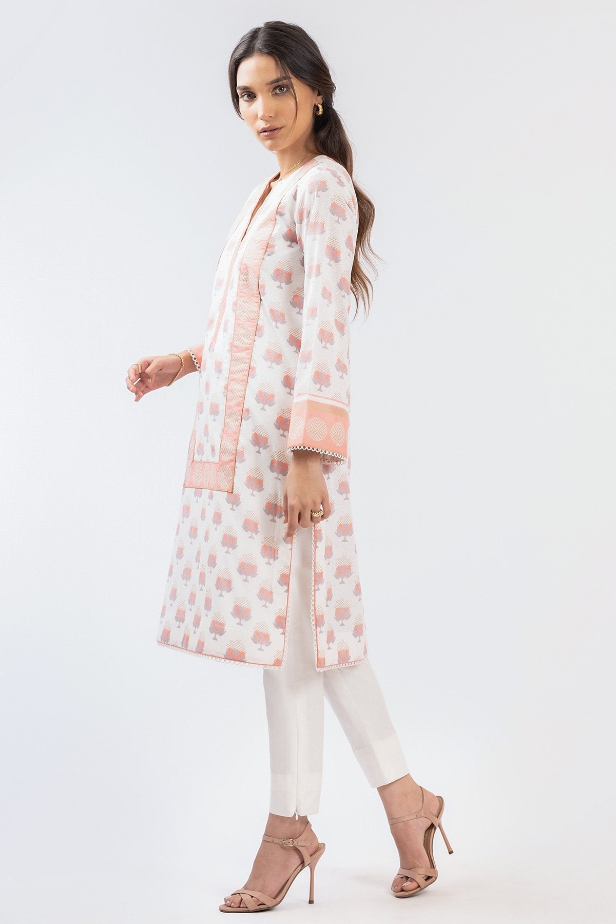 Alkaram - 1 Pc Printed Lawn Shirt