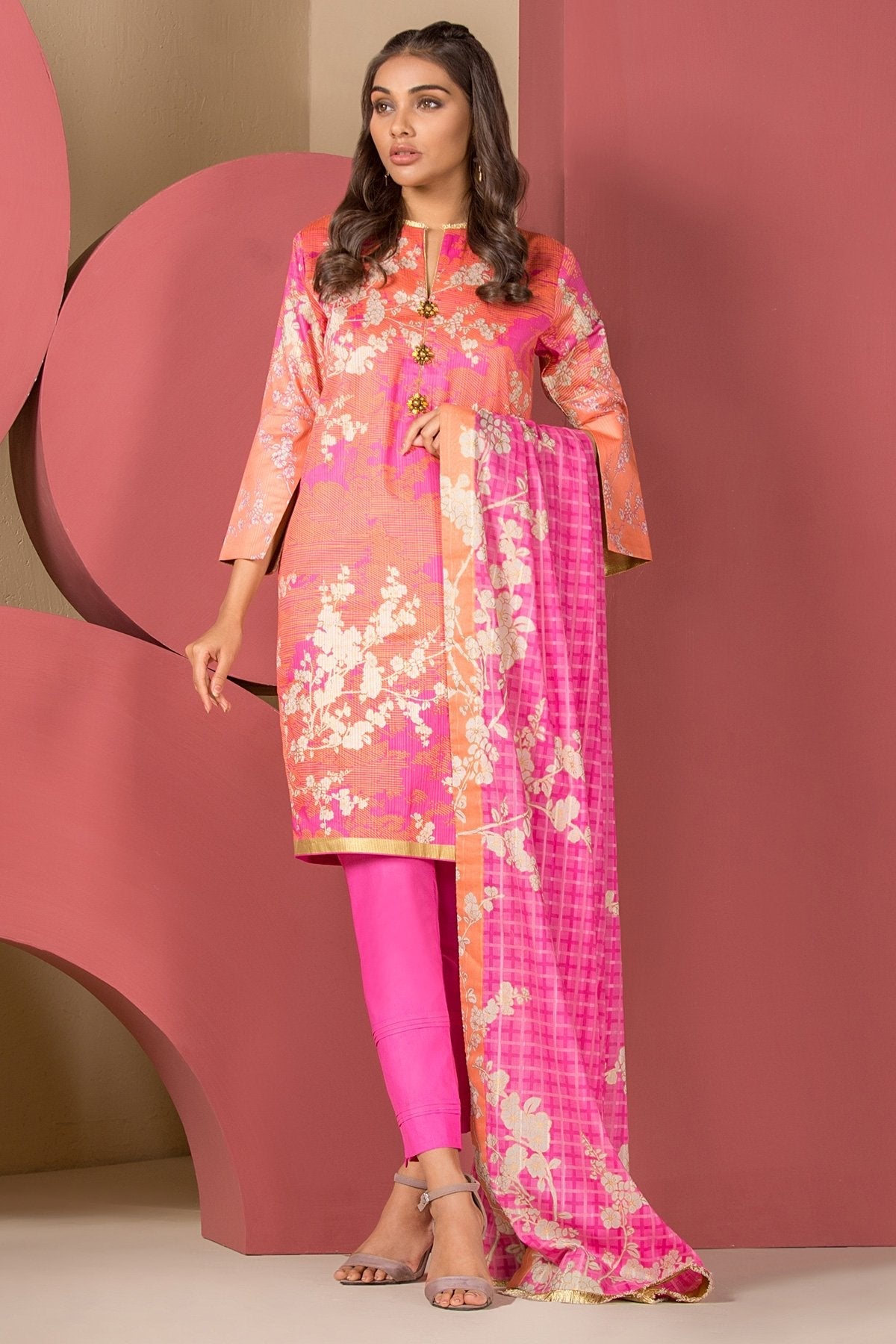 Alkaram - Khaddar 3 Pc Printed Suit