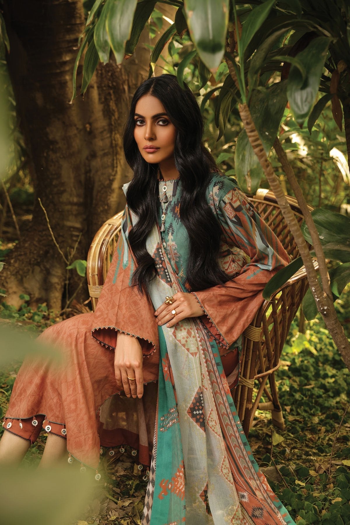 3 Pc Printed Lawn Suit With Lawn Dupatta