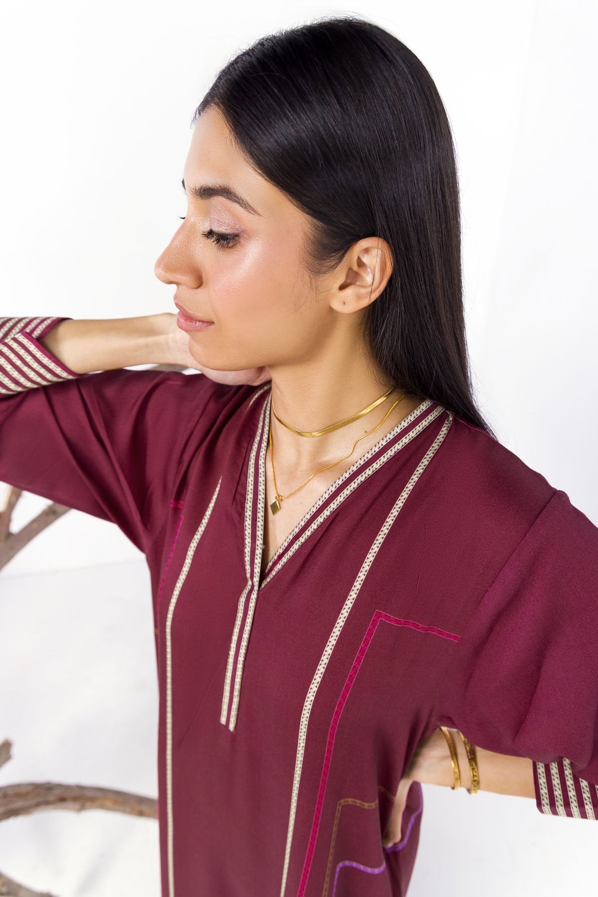 2 Pc Printed Viscose Cottel Outfit