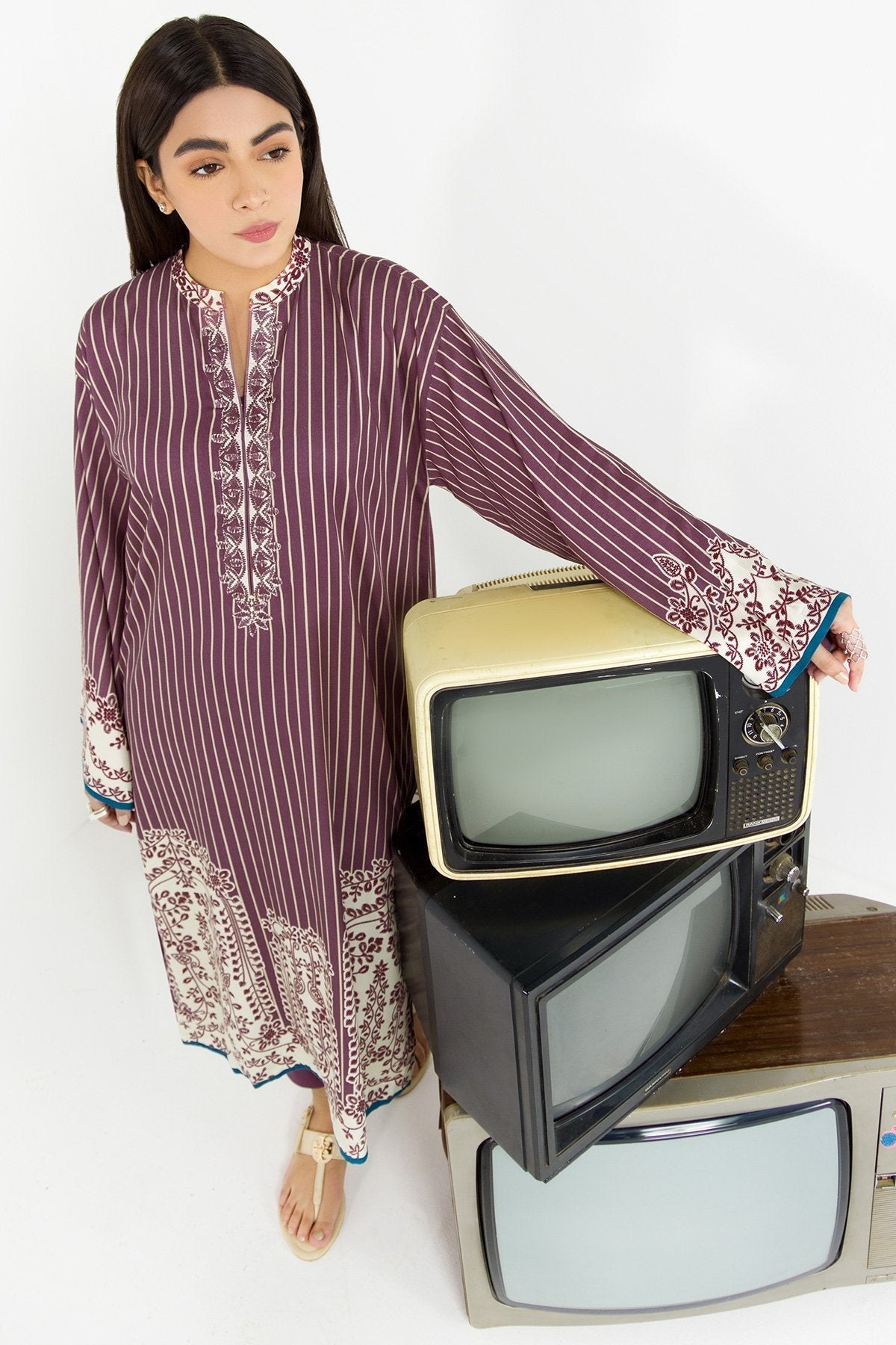 2 Pc Printed Viscose Outfit