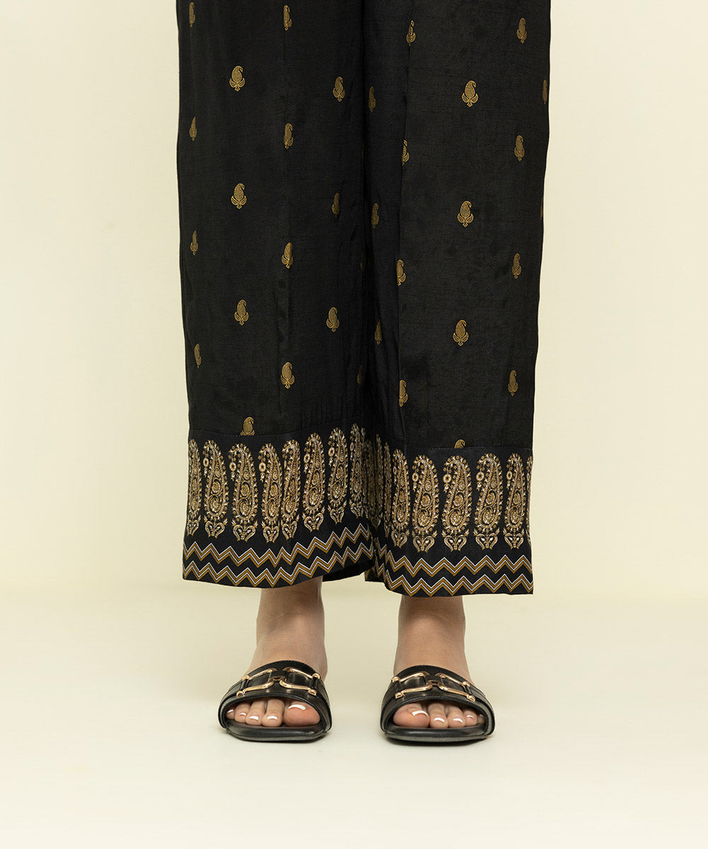 Sapphire - Raw Silk Culottes