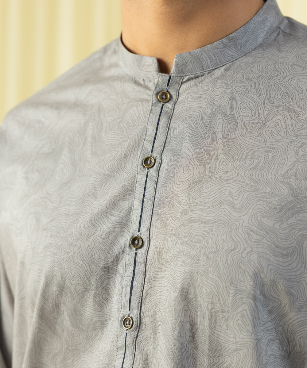 Sapphire - Digital Printed Cotton Kurta
