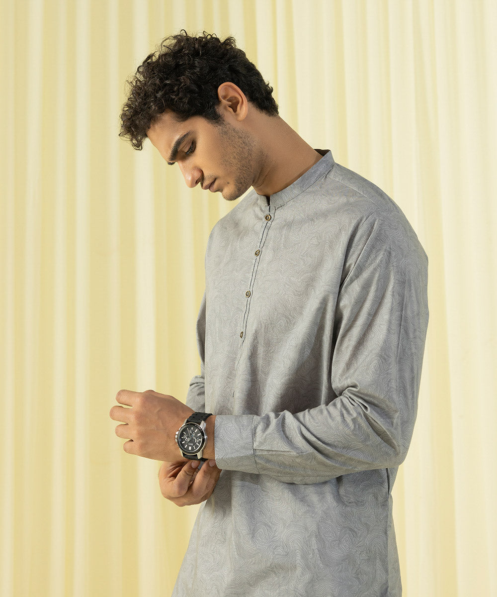 Sapphire - Digital Printed Cotton Kurta