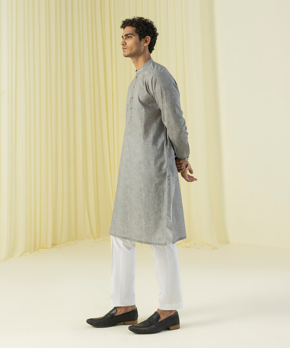 Sapphire - Digital Printed Cotton Kurta