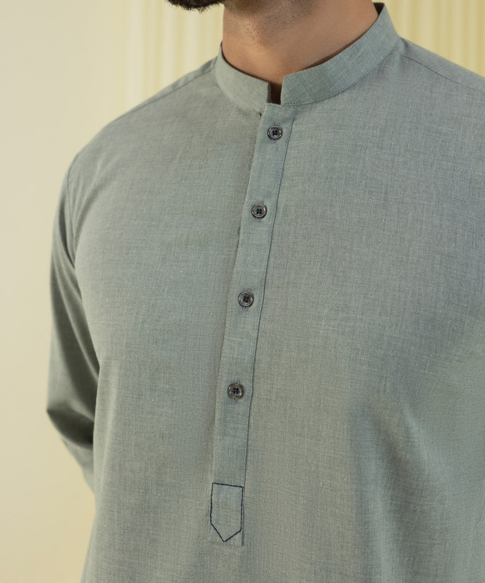 Sapphire - Cotton Mélange Kurta