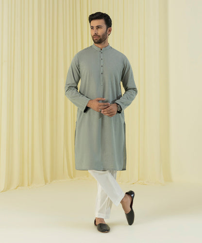 Sapphire - Cotton Mélange Kurta