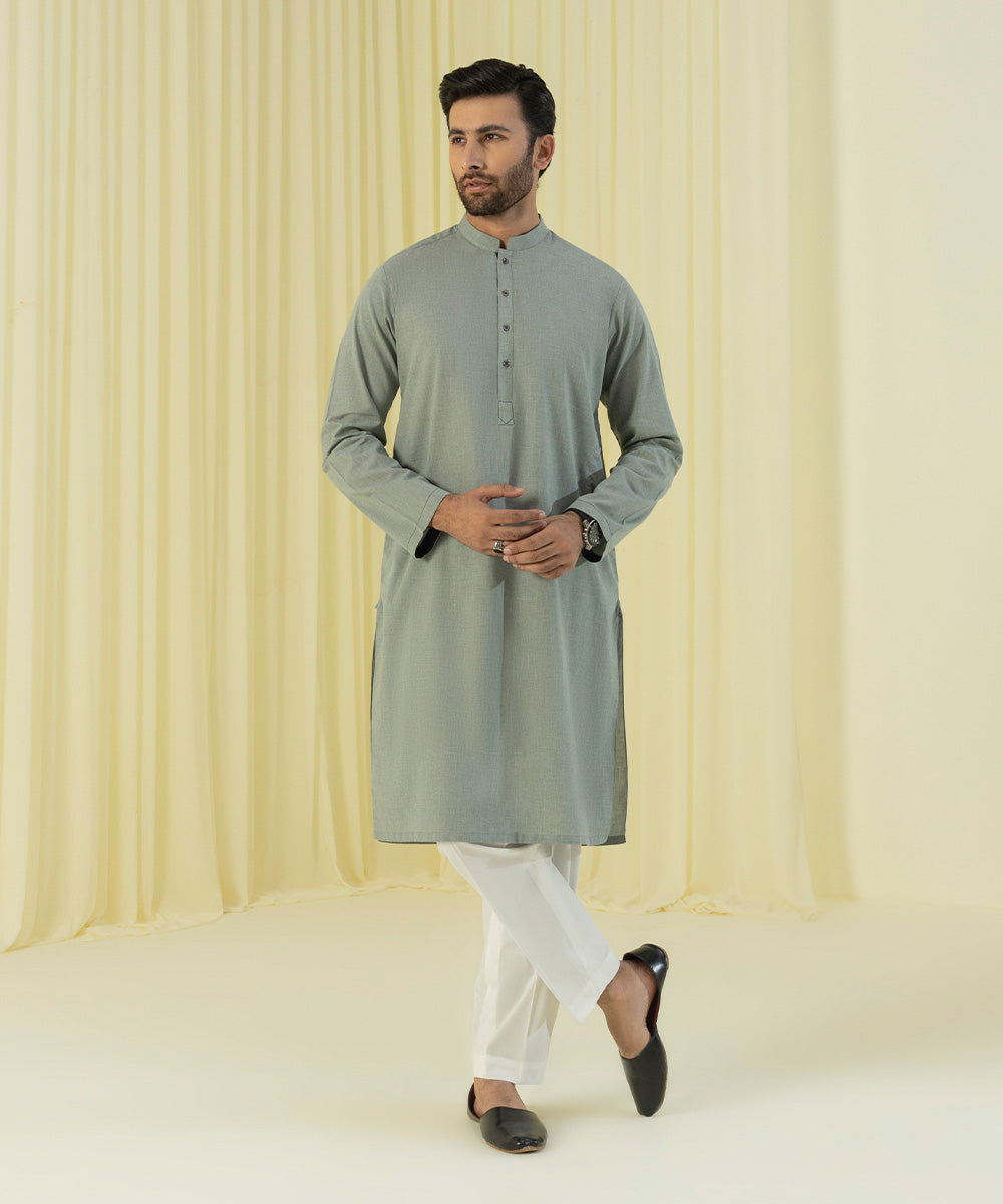 Sapphire - Cotton Mélange Kurta