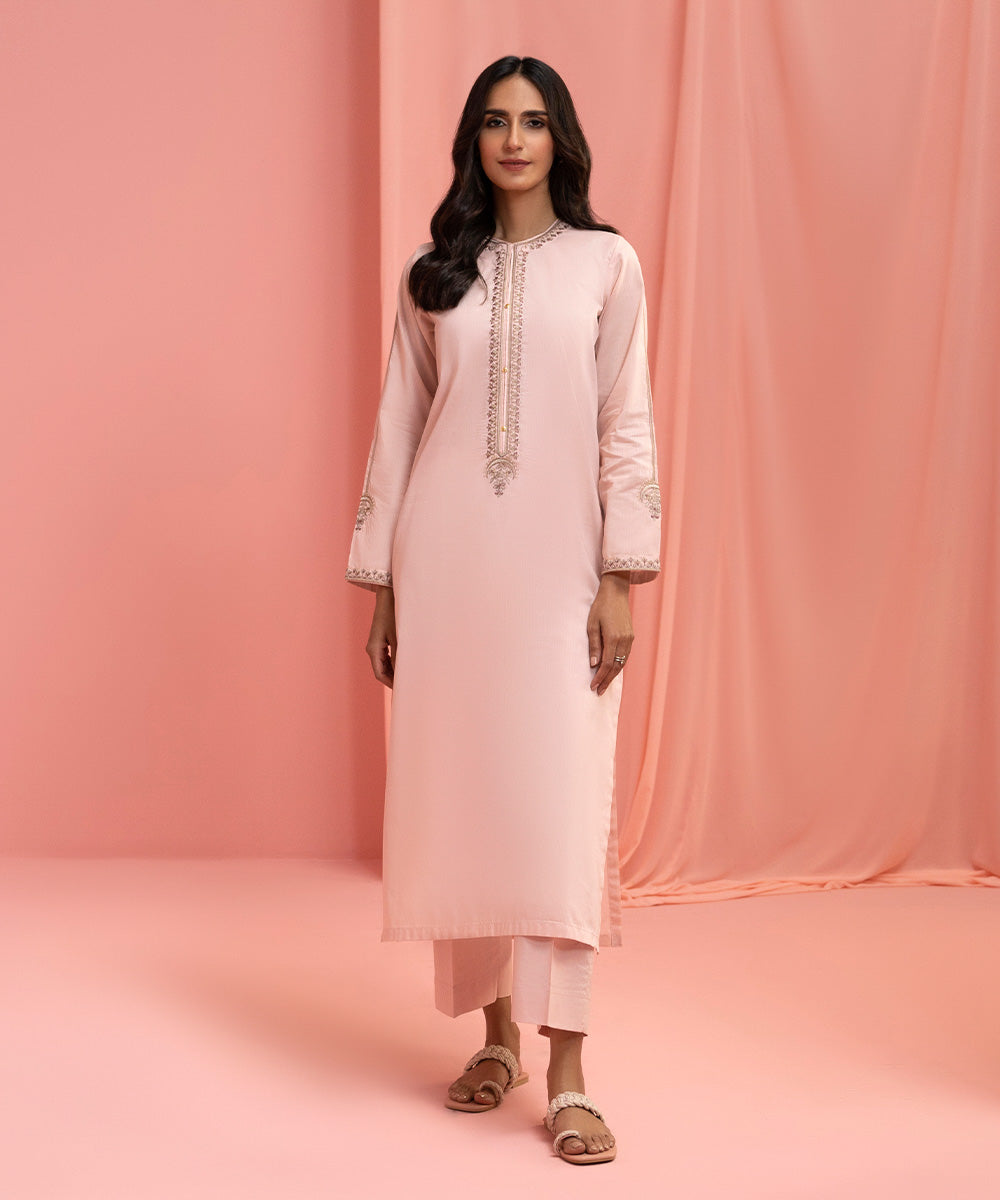 Sapphire - Embroidered Lawn Shirt