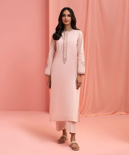 Sapphire - Embroidered Lawn Shirt