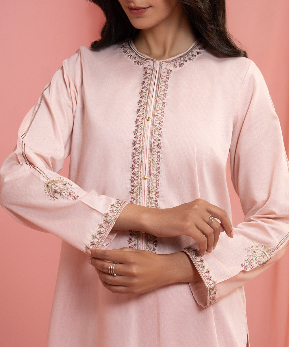 Sapphire - Embroidered Lawn Shirt