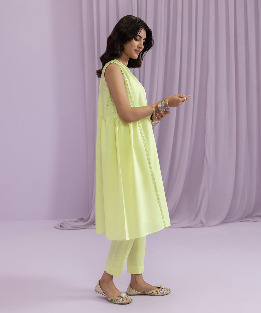 Sapphire - Embroidered Zari Lawn Shirt