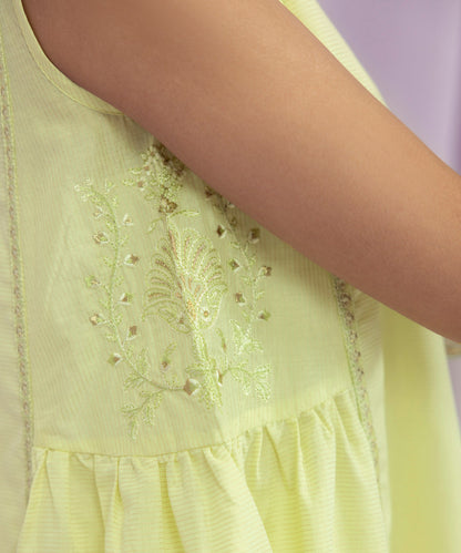 Sapphire - Embroidered Zari Lawn Shirt