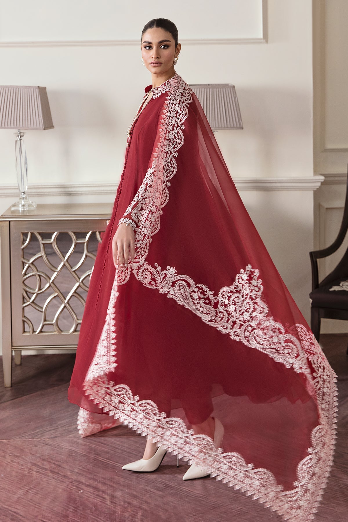 Baroque - EMBROIDERED CHIFFON PR-757