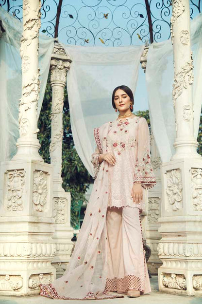 Adan's Libas - BLUSH PINK (SCHIFFLI EMBROIDERED LAWN)
