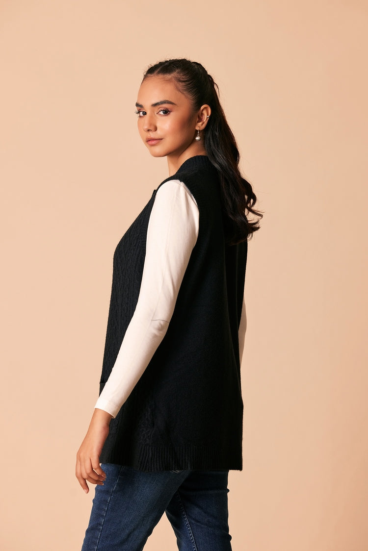 Ellena - Round Neck Cardigan Sweater