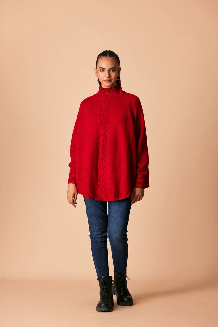 Ellena - Turtle Neck Pullover Sweater