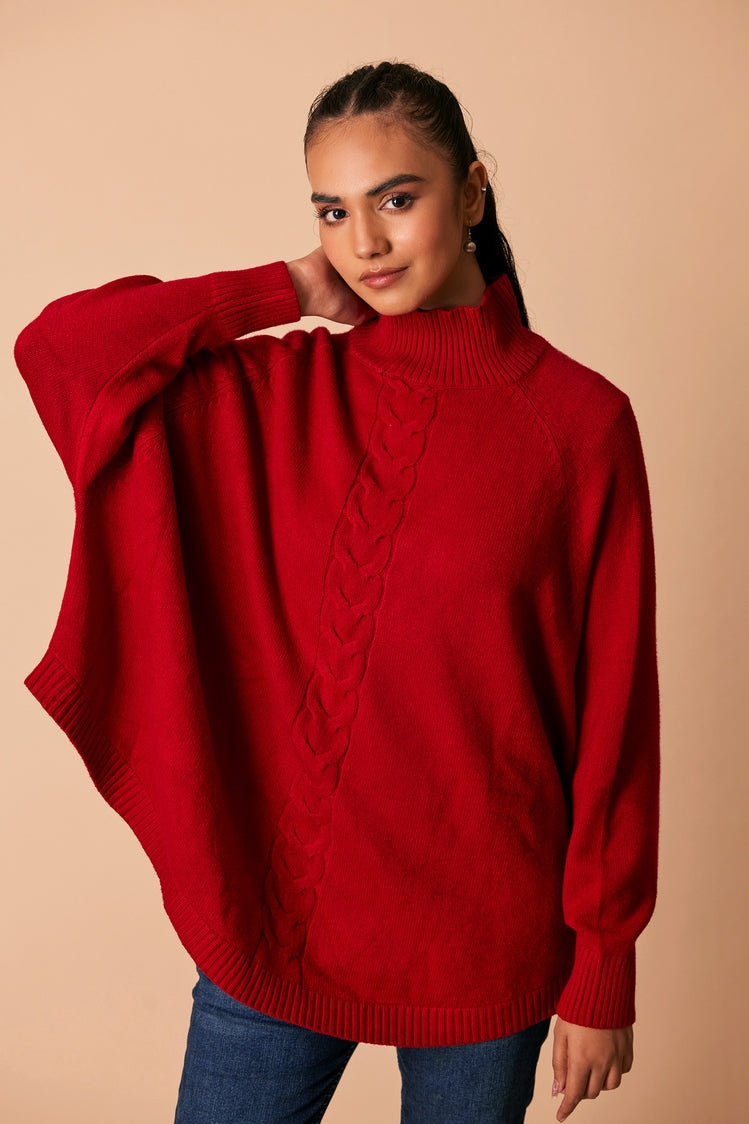 Ellena - Turtle Neck Pullover Sweater