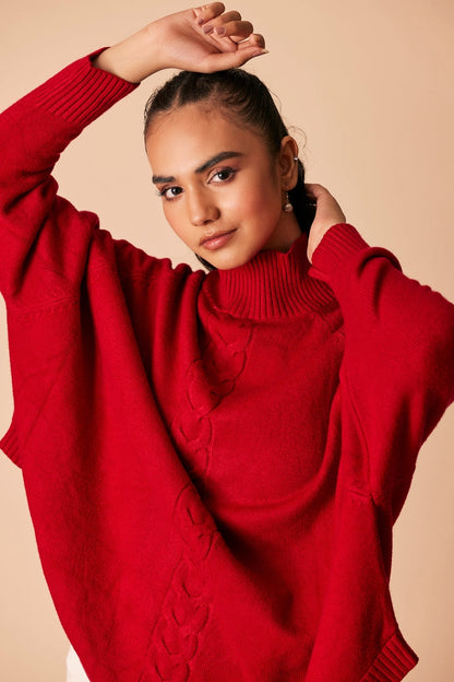 Ellena - Turtle Neck Pullover Sweater