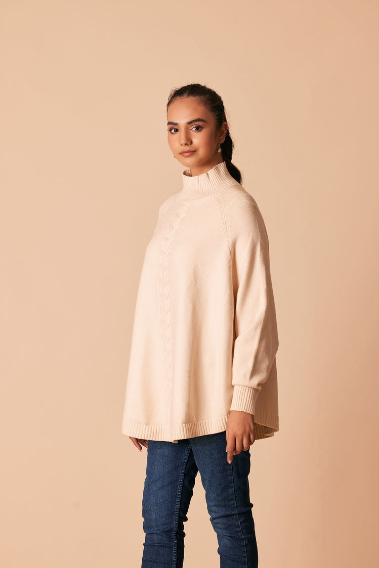 Ellena - Turtle Neck Pullover Sweater