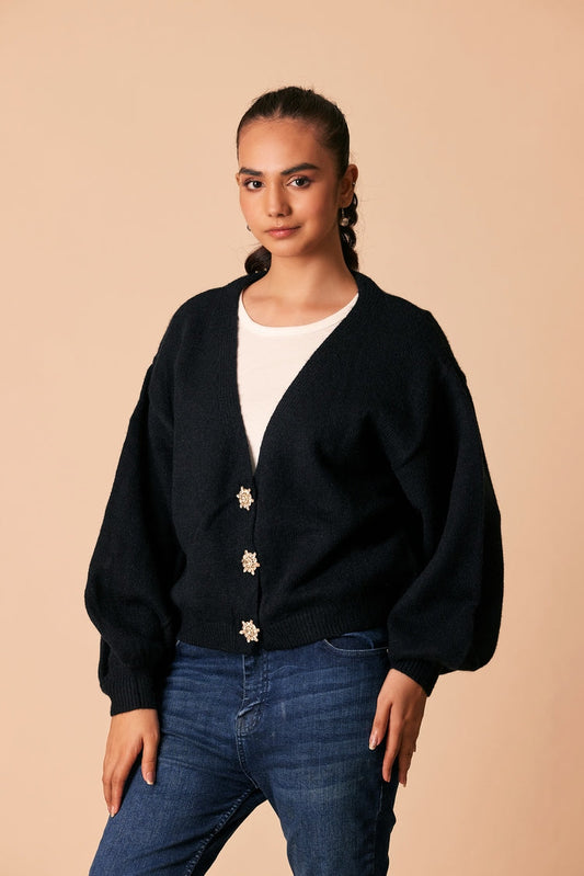 Ellena - V-Neck  Cardigan Sweater