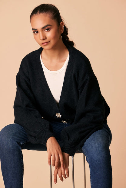 Ellena - V-Neck  Cardigan Sweater