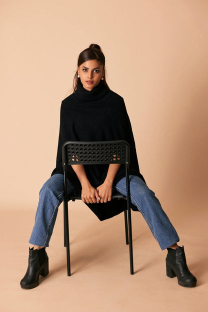 Ellena - Turtle Neck Pullover Sweater