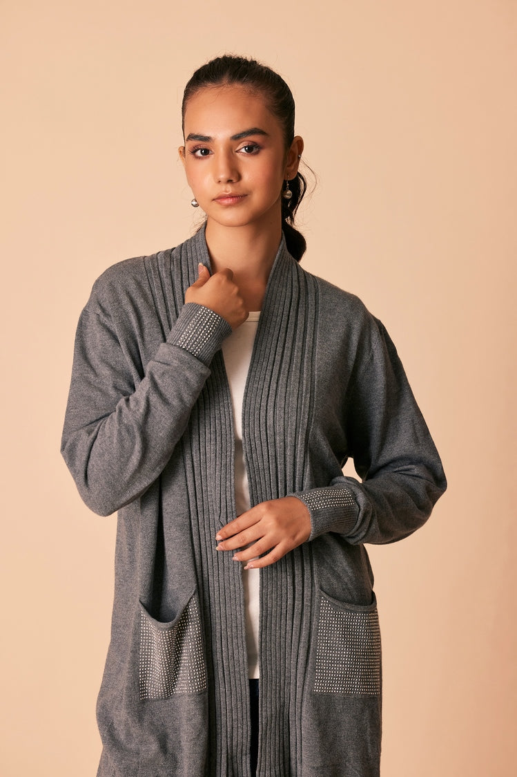 Ellena - Shawl Collar Cardigan Sweater