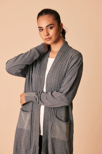 Ellena - Shawl Collar Cardigan Sweater