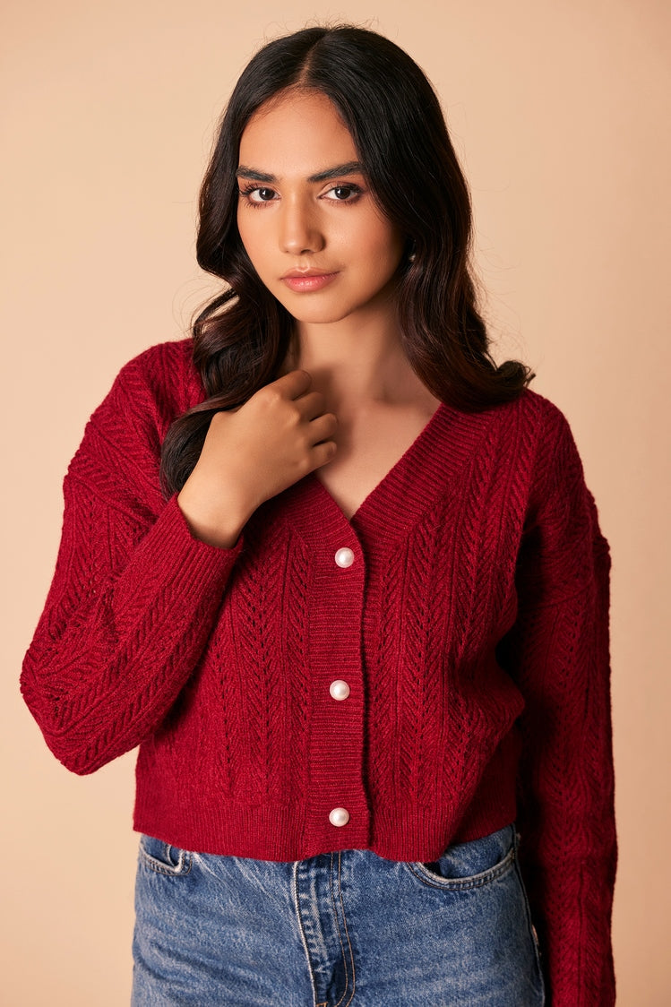 Ellena - V-Neck Cardigan Sweater