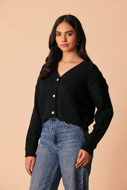 Ellena - V-Neck Cardigan Sweater