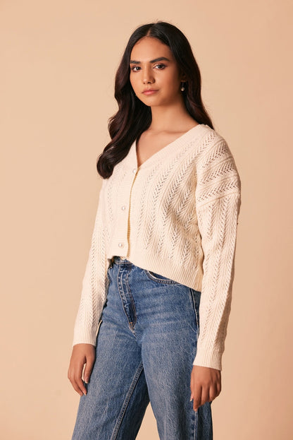 Ellena - V-Neck Cardigan Sweater