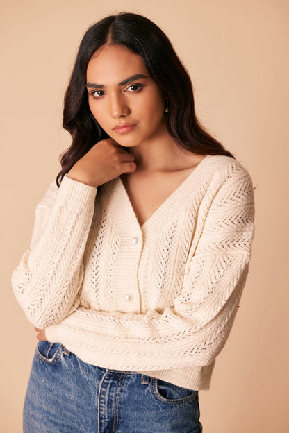 Ellena - V-Neck Cardigan Sweater