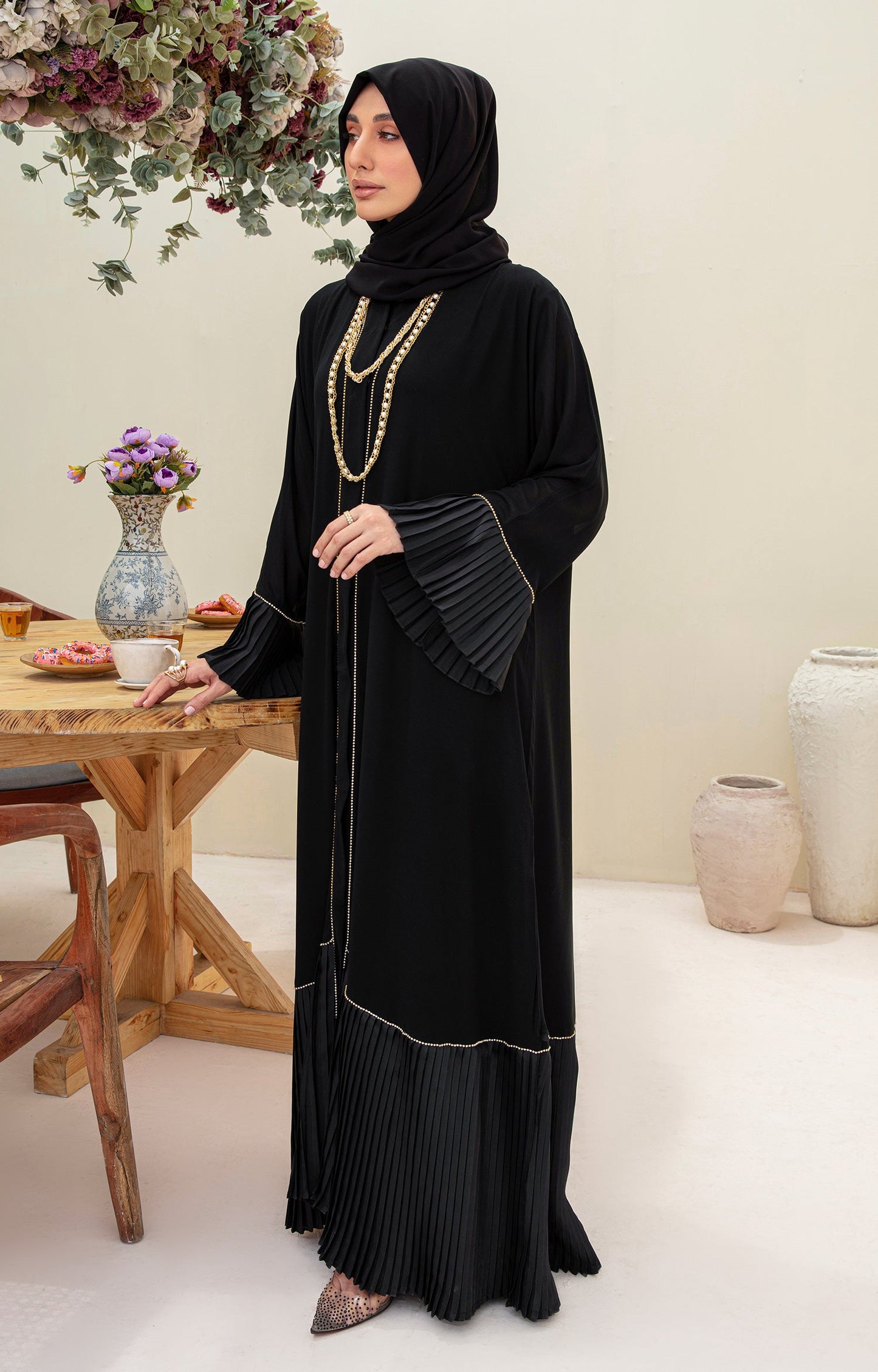 Hareer - ELMIRA FRONT OPEN ABAYA