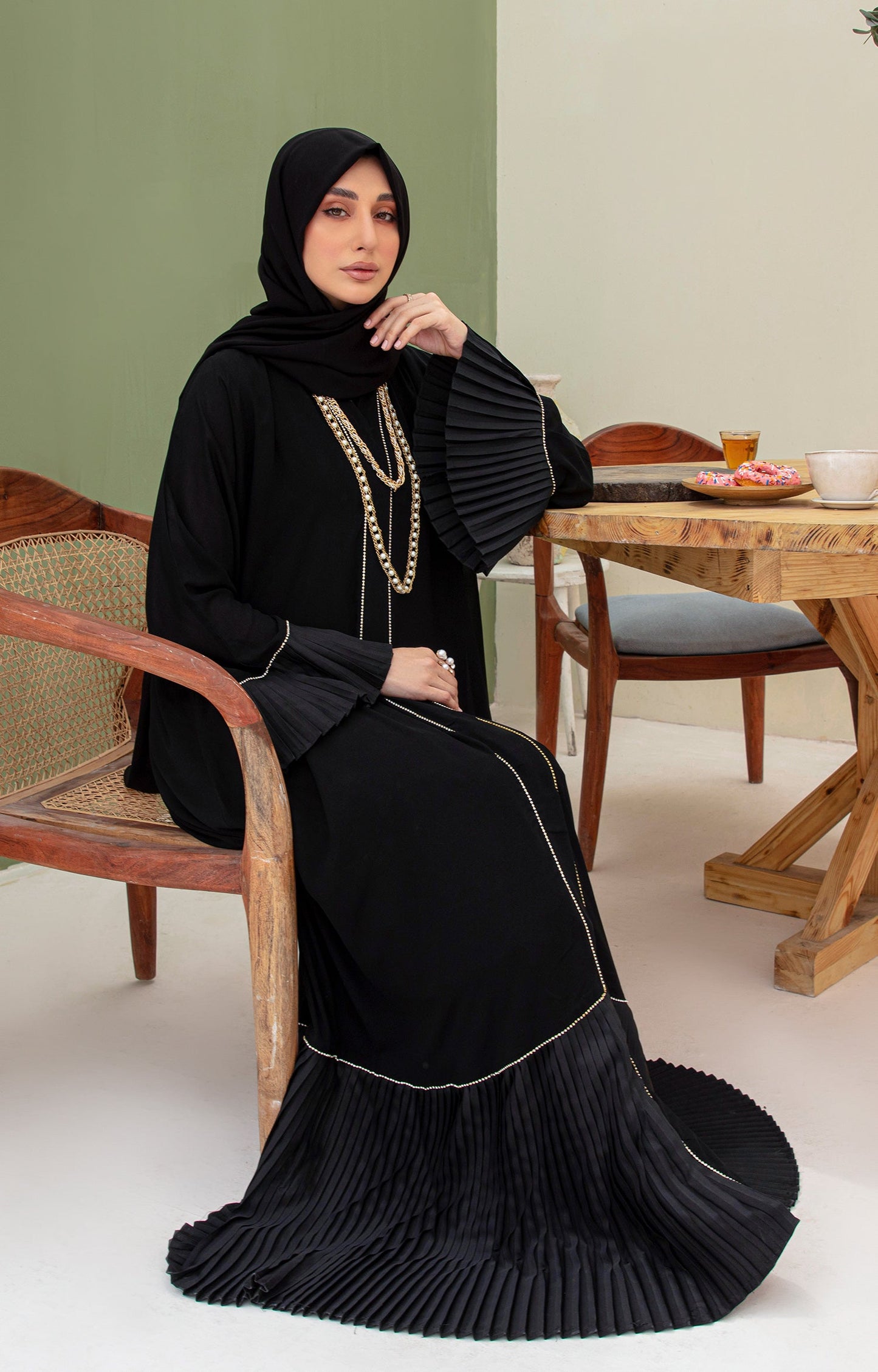 Hareer - ELMIRA FRONT OPEN ABAYA