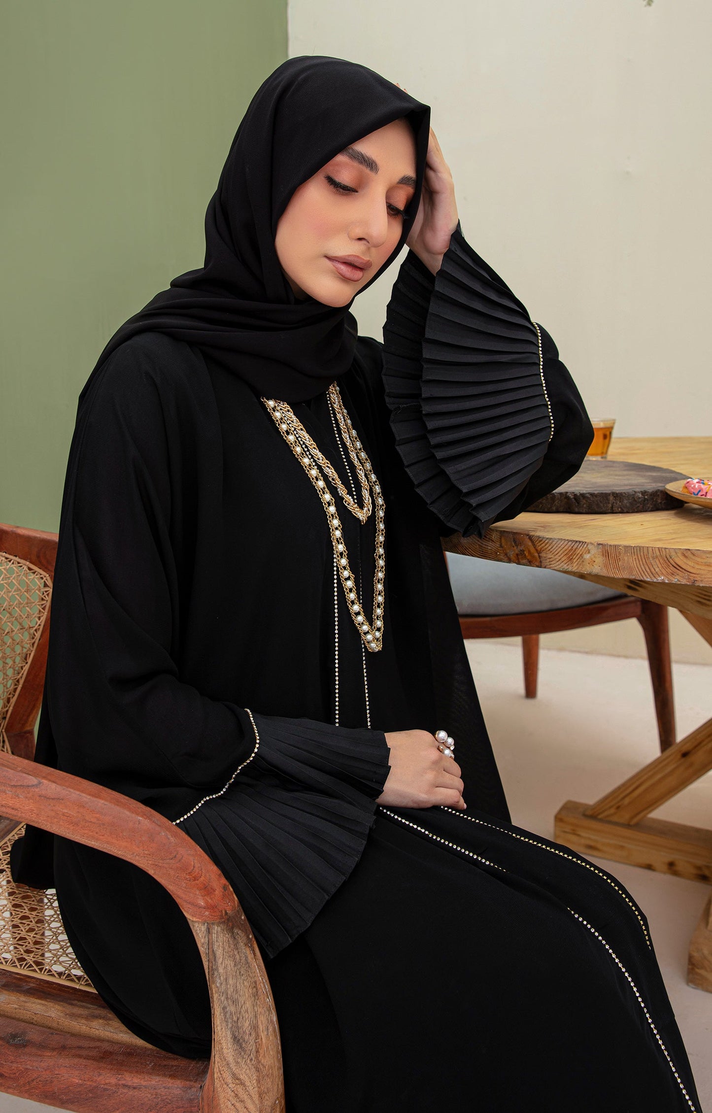 Hareer - ELMIRA FRONT OPEN ABAYA